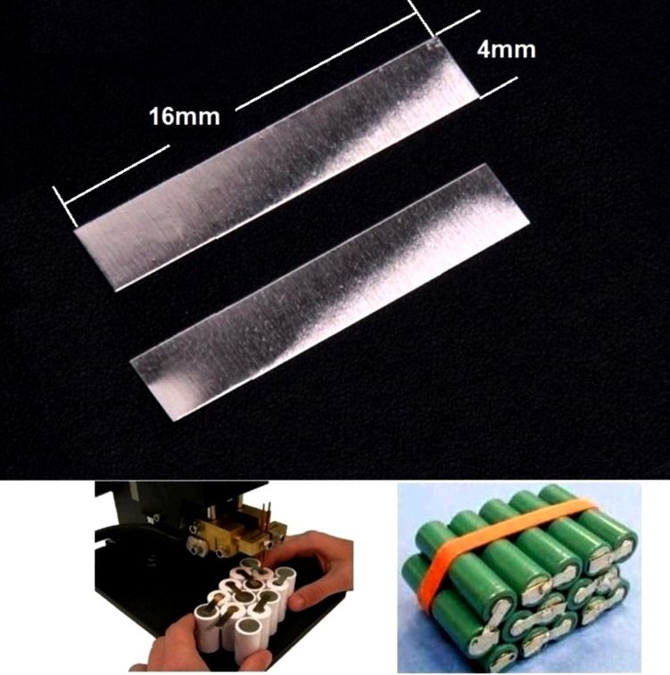 Platina soldar pack baterias